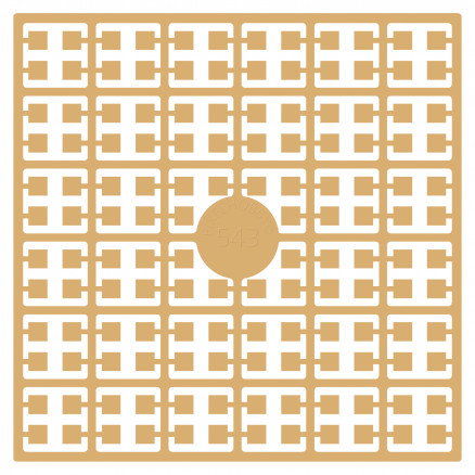 Pixelhobby Midi Perlen 543 Sehr Helles Mahagony 2x2mm - 140 Pixel von PixelHobby