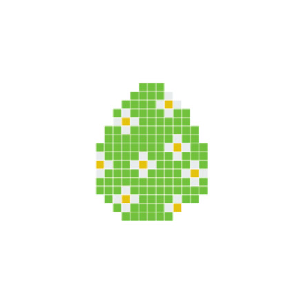 Pixelhobby Osterei Grün - Ostern Pixelhobby-Muster Pixelhobby Osterei Grün - Ostern Pixelhobby-Muster von PixelHobby