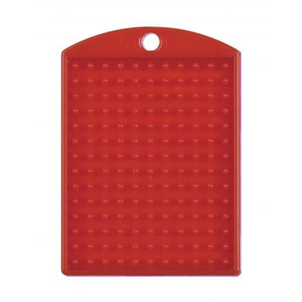 Pixelhobby Schlüsselanhänger/Medaillon Rot 3x4cm -1 Stk von PixelHobby