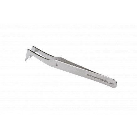Pixelhobby gebogene Pinzette Aluminum -1 Stk von PixelHobby