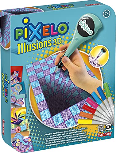 Pixelo - 3D-Illusion - Zeichnungen und Färbung - Ab 7 Jahren - Lansay von Lansay