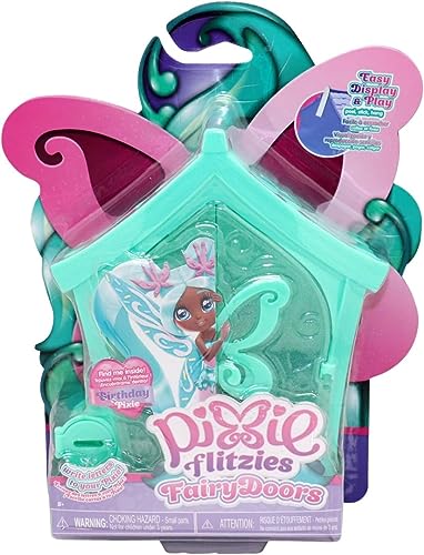Pixie Flitzies Geburtstags-Pixie-Puppe inklusive Haus mit Türen, die Sich öffnen Lassen, 13 cm große duftende Puppe mit Haarbürste, Notizbuch und Sammelbogen, geeignet für Kinder ab 3 Jahren Pixie Flitzies Geburtstags-Pixie-Puppe inklusive Haus mit Türen, die Sich öffnen Lassen, 13 cm große duftende Puppe mit Haarbürste, Notizbuch und Sammelbogen, geeignet für Kinder ab 3 Jahren von Pixie Flitzies