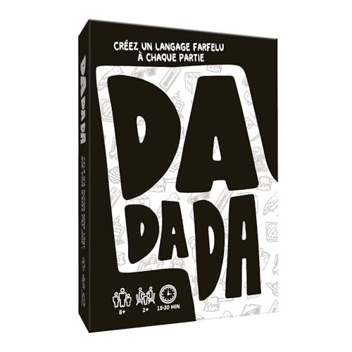 Dadada Gesellschaftsspiel, lustig und originell, Familien- und Freundesspiel, kooperativ, kreativ und schnell, ab 2 Spielern von Pixie Games