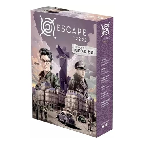 PixieGames Escape 2222 Episode 2: Bordeaux 1942, Escape Game Audio, interaktive Geschichte, kooperatives Rätselspiel für 1 bis 4 Spieler, kompaktes Format, ab 10 Jahren PixieGames Escape 2222 Episode 2: Bordeaux 1942, Escape Game Audio, interaktive Geschichte, kooperatives Rätselspiel für 1 bis 4 Spieler, kompaktes Format, ab 10 Jahren von Pixie Games