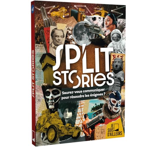 Split Stories | Kooperatives Rätselspiel | Escape Game | 4 immersive Szenarien | ab 14 Jahren | 2 bis 4 Spieler von Pixie Games