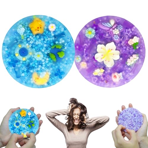 Pixnest 2 Pack Skin Picky Pads, Sensory Toys for Picking Fidget Toy, Skin Picking Pad for Trichotillomanie & Dermatillomania, Relax Anxiety Toys Gift for Xmas Halloween Birthday Party (Bule+Purple) von Pixnest