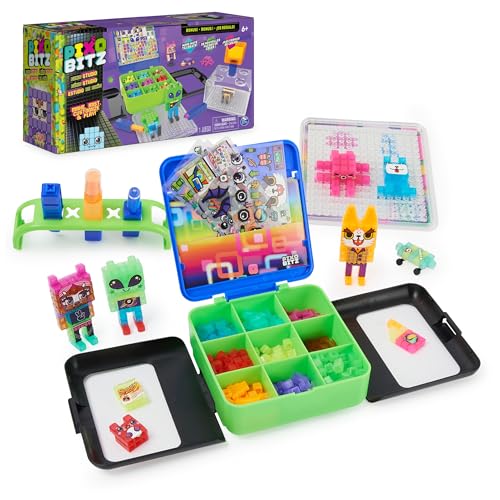 Pixobitz, Neon-Studio mit 600 durch Wasser klebenden Perlen, Dekos und Zubehörteilen, zum Basteln von 3D-Kunstwerken ohne Hitze, Kinderspielzeug zum Basteln Pixobitz, Neon-Studio mit 600 durch Wasser klebenden Perlen, Dekos und Zubehörteilen, zum Basteln von 3D-Kunstwerken ohne Hitze, Kinderspielzeug zum Basteln von Pixobitz
