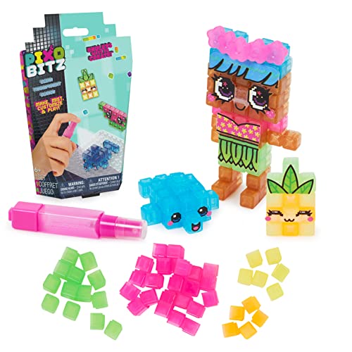 Pixobitz Transparent Set - Sprühperlen Bastelset für das Bauen von 3D Figuren und dekorativen Accessoires, ab 6 Jahren Pixobitz Transparent Set - Sprühperlen Bastelset für das Bauen von 3D Figuren und dekorativen Accessoires, ab 6 Jahren von Pixobitz