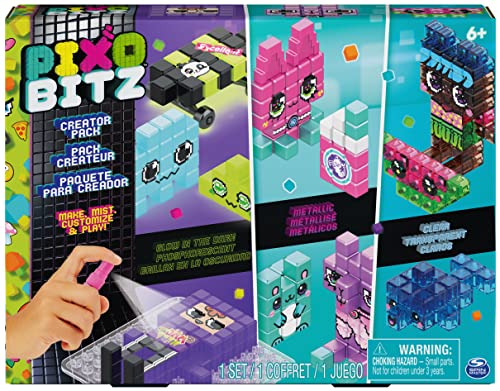 Pixobitz Creator Set - Sprühperlen Bastelset für das Bauen von coolen 3D Figuren und dekorativen Accessoires, ab 6 Jahren von Pixobitz