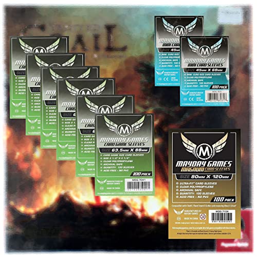 Pixxass MayDay Standard Sleeves Hüllen 7041+7035+7104 Vorteilspack für Tainted Grail von Pixxass