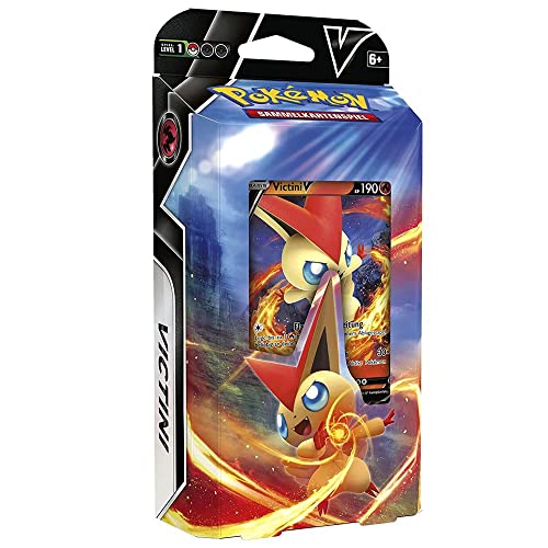 BFYSYO Pokémon Sammelkartenspiel: Themendeck - Victini-V (ab 6 Jahren, 2 Spieler, 5-25 Minuten) BFYSYO Pokémon Sammelkartenspiel: Themendeck - Victini-V (ab 6 Jahren, 2 Spieler, 5-25 Minuten) von BFYSYO