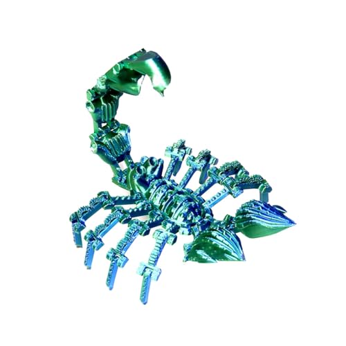 PizazzToy 3D Gedruckte Tiere Set, Flexible 3D Gedruckte Skorpion Spielzeug mit Beweglichen Gelenken, 3D Gedruckte Dekorationen 2024 für Erwachsene Kinder PizazzToy 3D Gedruckte Tiere Set, Flexible 3D Gedruckte Skorpion Spielzeug mit Beweglichen Gelenken, 3D Gedruckte Dekorationen 2024 für Erwachsene Kinder von PizazzToy