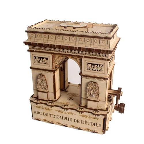 PizazzToy 3D Holz Puzzle Mechanisches Arc de Triomphe, 180 Stück Holzpuzzle Erwachsene Mechanische Montage Modellbausatz Basteln Modell, Geschenke und Dekoration PizazzToy 3D Holz Puzzle Mechanisches Arc de Triomphe, 180 Stück Holzpuzzle Erwachsene Mechanische Montage Modellbausatz Basteln Modell, Geschenke und Dekoration von PizazzToy
