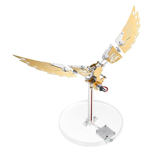 PizazzToy 3D Metall Puzzle, 124+ Stück DIY Flammender Schatten-Flügelschlag 3D Mechanical Puzzle Modellbausatz Erwachsene mit Werkzeug, Adventskalender 2025 Geschenk Für Ihn Mann Papa von PizazzToy
