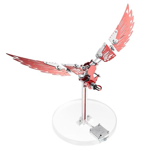 PizazzToy 3D Metall Puzzle, 124+ Stück DIY Flammender Schatten-Flügelschlag 3D Mechanical Puzzle Modellbausatz Erwachsene mit Werkzeug, Adventskalender 2025 Geschenk Für Ihn Mann Papa von PizazzToy