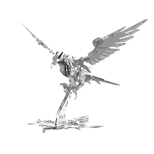 PizazzToy 3D Metall Puzzle, 279+ Stück DIY Falkenraubtier 3D Mechanical Vogel Puzzle Modellbausatz Erwachsene mit Werkzeug, Adventskalender 2025 Geschenk Für Ihn Mann Papa von PizazzToy