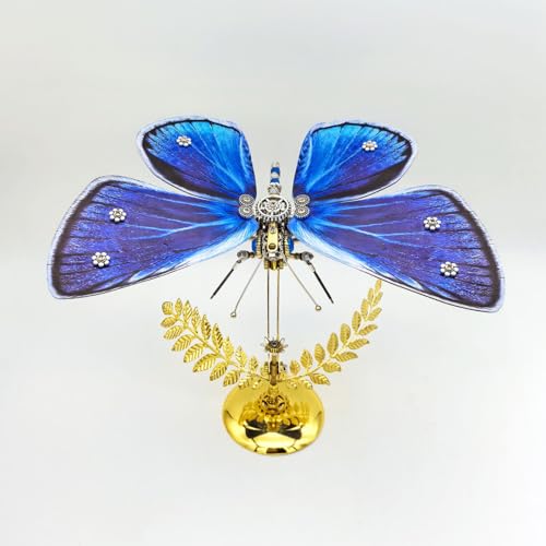 PizazzToy 3D Metall Puzzle Modell, 150+ Stück DIY Celastrina Argiolus Schmetterling 3D Mechanical Puzzle Modellbausatz mit Werkzeug PizazzToy 3D Metall Puzzle Modell, 150+ Stück DIY Celastrina Argiolus Schmetterling 3D Mechanical Puzzle Modellbausatz mit Werkzeug von PizazzToy