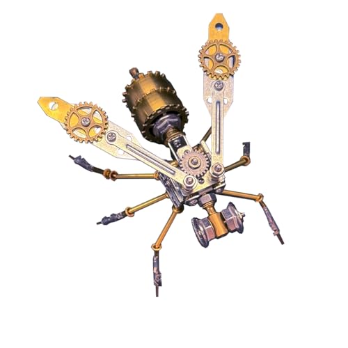 PizazzToy 3D Metall Puzzle Wespe, 134 Stück DIY 3D Mechanical Steampunk Insekt Puzzle Montage Modellbausatz Erwachsene mit Werkzeug PizazzToy 3D Metall Puzzle Wespe, 134 Stück DIY 3D Mechanical Steampunk Insekt Puzzle Montage Modellbausatz Erwachsene mit Werkzeug von PizazzToy