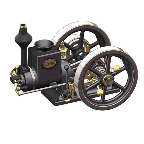 PizazzToy Hit-and-Miss-Motor Kit, HM-01 7cc Motor 4-Takt-Horizontal-Verbrennungsmotor-Modell, das läuft, Wissenschaftliches Bildungsset für Technikbegeisterte PizazzToy Hit-and-Miss-Motor Kit, HM-01 7cc Motor 4-Takt-Horizontal-Verbrennungsmotor-Modell, das läuft, Wissenschaftliches Bildungsset für Technikbegeisterte von PizazzToy