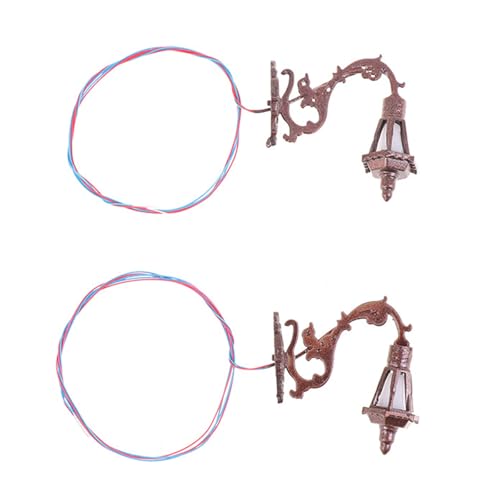2pcs Praktische LED Wandlampenmodell Modezubehör Für Puppenhäuser Und Sandtisch Miniaturleuchterdekoration Kleine Wandlampe 2pcs Praktische LED Wandlampenmodell Modezubehör Für Puppenhäuser Und Sandtisch Miniaturleuchterdekoration Kleine Wandlampe von Pjeghbvop