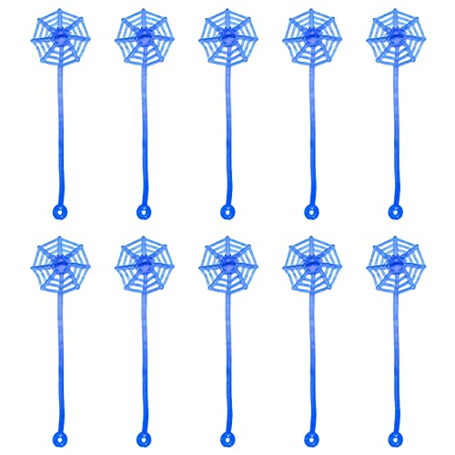 Pjeghbvop 10pcs Dehnbarer Spiderweb Streich Zappel Spielzeug Wandkletterspielzeug Spinnen Web Praktische Witzprops Familienaktivität Indoor Spielzeug von Pjeghbvop
