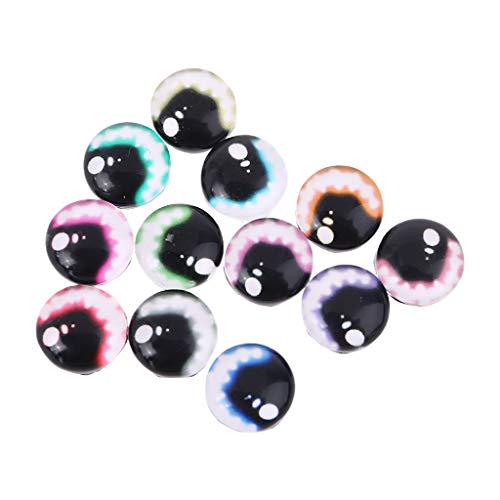 Pjeghbvop 20pcs 8/12/18mm Glas Für Puppenaugen Basteln Augäpfel Für Dinosaurier Tierzubehör Juwelier Die Handgefertigt Werden von Pjeghbvop