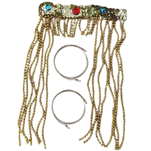 Pjeghbvop Ägyptische Perlen Stirnband Schlangenform Armreif Karneval Kopfschmuck Karneval Haarband Party Cosplay Kostüm Werkzeug Uni Pjeghbvop Ägyptische Perlen Stirnband Schlangenform Armreif Karneval Kopfschmuck Karneval Haarband Party Cosplay Kostüm Werkzeug Uni von Pjeghbvop