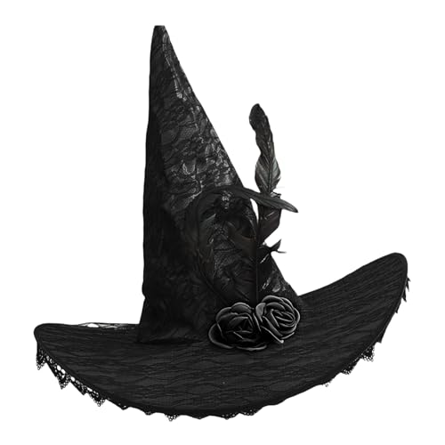 Pjeghbvop Breite Borderhut Bühnenbühnen Auftritte Schweißsichere Dramatischer Für Halloween Atmosphären Enhancer Pjeghbvop Breite Borderhut Bühnenbühnen Auftritte Schweißsichere Dramatischer Für Halloween Atmosphären Enhancer von Pjeghbvop