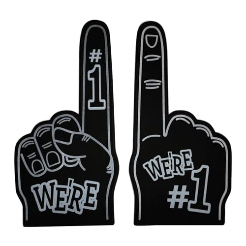 Pjeghbvop Cheerleading-Handgeste, Party-Zubehör, Werkzeug, Geräuschmacher für Sportveranstaltungen, Schaumstoff, Finger, Sport, Fußball, Jubeln, Schaumstoff-Finger von Pjeghbvop