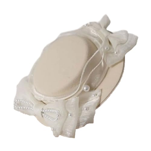 Pjeghbvop Fascinator mit Spitze und Blume, Schleife, Hairclip für Damen und Mädchen, Hochzeit, Braut, Kopfschmuck, Mottoparty, Kostüm, Haarspangen, Haarschmuck Pjeghbvop Fascinator mit Spitze und Blume, Schleife, Hairclip für Damen und Mädchen, Hochzeit, Braut, Kopfschmuck, Mottoparty, Kostüm, Haarspangen, Haarschmuck von Pjeghbvop