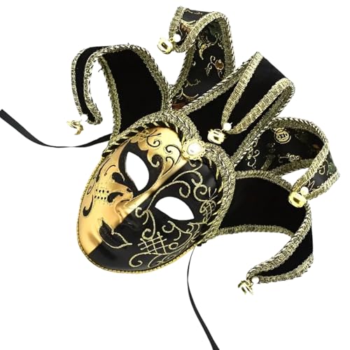 Pjeghbvop Halloween-Kostüm für Karneval, Karneval, Abschlussball, Party, für Damen und Herren, Venezianerade, Karneval, Party, Kostüm für Halloween Pjeghbvop Halloween-Kostüm für Karneval, Karneval, Abschlussball, Party, für Damen und Herren, Venezianerade, Karneval, Party, Kostüm für Halloween von Pjeghbvop