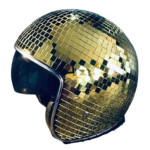 Pjeghbvop Helm, reflektierendes Glas für Junggesellinnenabschied, viktorianischer Hut, Glas für Street Dancing Pjeghbvop Helm, reflektierendes Glas für Junggesellinnenabschied, viktorianischer Hut, Glas für Street Dancing von Pjeghbvop