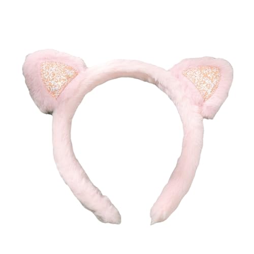 Pjeghbvop Kätzchen-Cosplay-Make-up-Stirnband, süße pelzige Kopfbedeckung, Haarbänder, Haarbänder, Geburtstagsparty, Kostüm, bequemer Haarreifen Pjeghbvop Kätzchen-Cosplay-Make-up-Stirnband, süße pelzige Kopfbedeckung, Haarbänder, Haarbänder, Geburtstagsparty, Kostüm, bequemer Haarreifen von Pjeghbvop