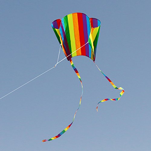 Pjeghbvop Kinder Interaktiver Regenbogen Parafoil Toy Outdoor Übungsspiel Mit Hellem Farbhandspielzeug Handwerksspielzeug von Pjeghbvop