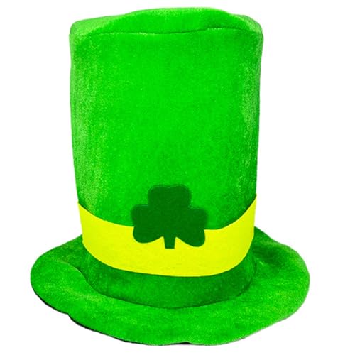 Pjeghbvop Luckyly Shamrock Hut Festival Feiern Grün Party Kostüm Zubehör für Erwachsene umarmt irische Kultur Bequemer Hut Pjeghbvop Luckyly Shamrock Hut Festival Feiern Grün Party Kostüm Zubehör für Erwachsene umarmt irische Kultur Bequemer Hut von Pjeghbvop