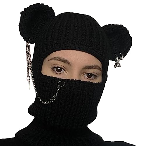 Pjeghbvop Lustige Strickmütze, Halloween, bunt, Regenbogenbär, Cosplay, Partyhüte Pjeghbvop Lustige Strickmütze, Halloween, bunt, Regenbogenbär, Cosplay, Partyhüte von Pjeghbvop