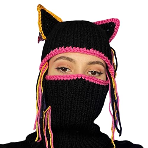 Pjeghbvop Lustige Strickmütze, Halloween, bunt, Regenbogenbär, Cosplay, Partyhüte Pjeghbvop Lustige Strickmütze, Halloween, bunt, Regenbogenbär, Cosplay, Partyhüte von Pjeghbvop