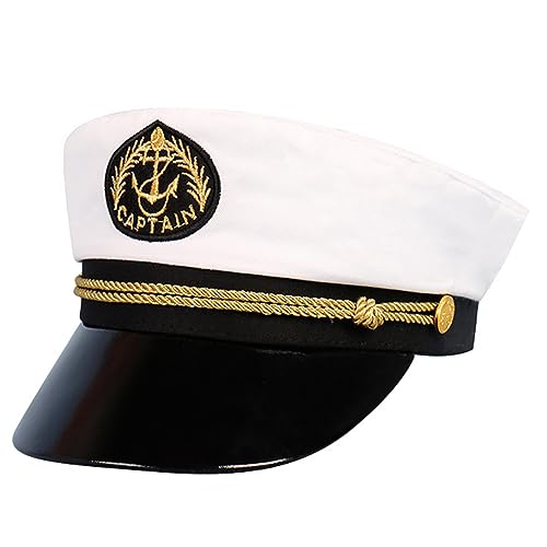 Pjeghbvop Marineblauer Hut für Kinder, Cosplay, Party, Uniform, Marine für Kinder, Schule, Aktivität, Bühnenrequisiten, Verkleidungshut Pjeghbvop Marineblauer Hut für Kinder, Cosplay, Party, Uniform, Marine für Kinder, Schule, Aktivität, Bühnenrequisiten, Verkleidungshut von Pjeghbvop