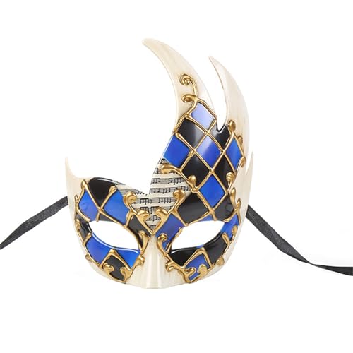 Pjeghbvop Maskerade Halloween Cosplay Augenmaske Hälfte für Halloween Abschlussbälle Damenkostüm Pjeghbvop Maskerade Halloween Cosplay Augenmaske Hälfte für Halloween Abschlussbälle Damenkostüm von Pjeghbvop