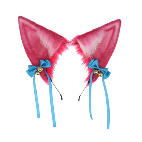 Pjeghbvop Ohren-Cosplay-Haarreif für Damen, Teenager, Make-up, Stirnband für Live-Übertragung, Cartoon, Karneval, Haar-Accessoire Pjeghbvop Ohren-Cosplay-Haarreif für Damen, Teenager, Make-up, Stirnband für Live-Übertragung, Cartoon, Karneval, Haar-Accessoire von Pjeghbvop