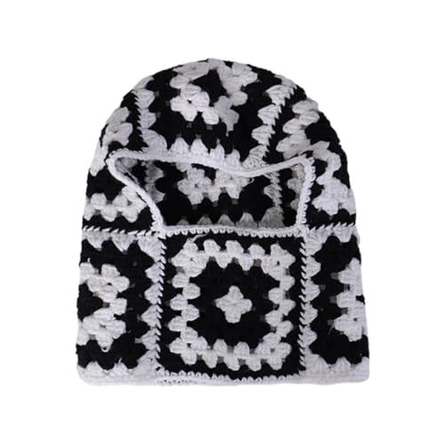 Pjeghbvop Quadratische Strickmütze, Halloween, Oma, quadratisch, für Cosplay, Party, Kopfbedeckung Pjeghbvop Quadratische Strickmütze, Halloween, Oma, quadratisch, für Cosplay, Party, Kopfbedeckung von Pjeghbvop