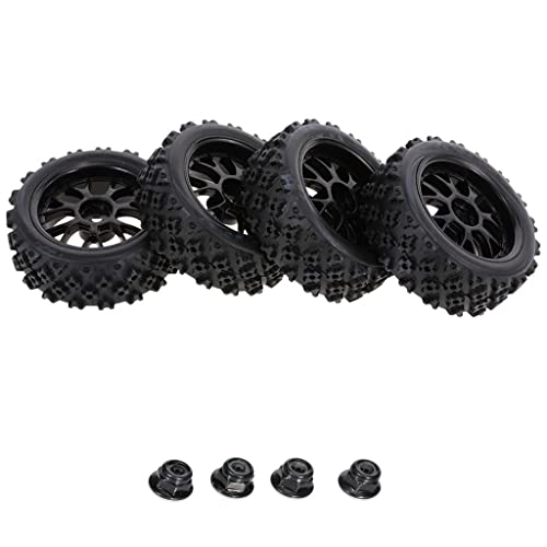 Pjeghbvop Realistischer Gummi Rad Reifen Hub Set Von 4pcs Für Redcat HSP HPI 1/10 Skala Modell Fernbedienung Spielzeug von Pjeghbvop