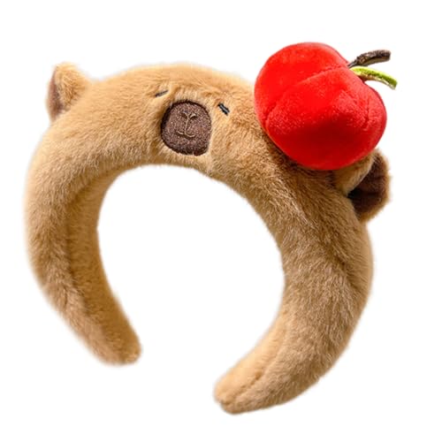 Pjeghbvop Sweet Capybaras Stirnband Für Fotostudio Halloween Auffällige Requisiten Für Halloween Party Täglicher Kleidung Kopfbedeckung von Pjeghbvop