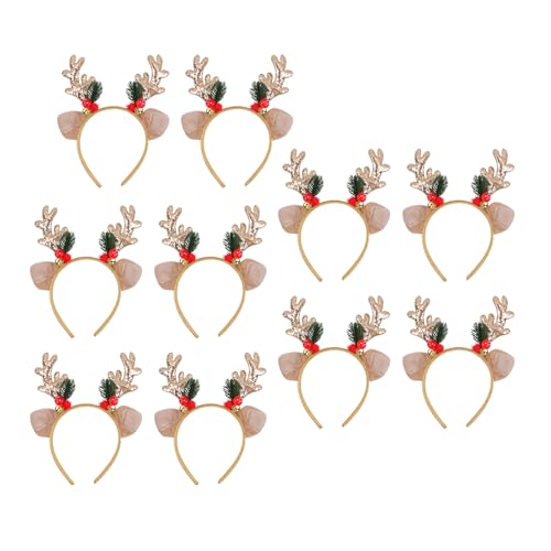 Pjeghbvop Tragbare Kopfbedeckungen Ornament Festival Pailletten Rentier Antler Haar Reifen Mit Glocken Für Feiertagsfeiern Und Feierlichkeiten Pjeghbvop Tragbare Kopfbedeckungen Ornament Festival Pailletten Rentier Antler Haar Reifen Mit Glocken Für Feiertagsfeiern Und Feierlichkeiten von Pjeghbvop