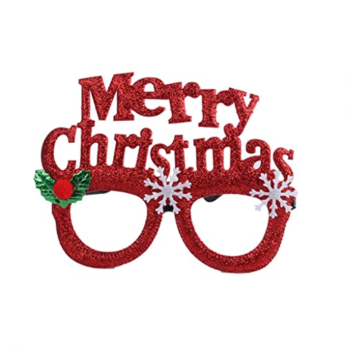 Pjeghbvop Weihnachtsdekoration, Brillenrahmen, Erwachsene, Kinder, Glasdekoration, Neujahr von Pjeghbvop