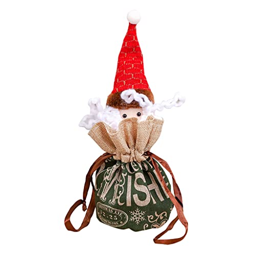 Pjeghbvop Weihnachtskontrollbeutel Spielzeug Für Kinder Und Erwachsene Zarte Supplies Party Bevorzugt Schneemann/Elch/Weihnachtsmann Form Optionale Süßigkeitenbeutel Mit Krawatten von Pjeghbvop