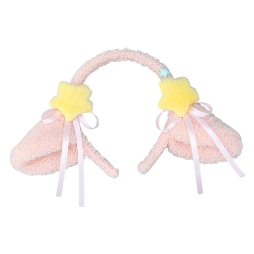 Plüsch Schafsohren Stirnband Cosplay Kostüm Hairhoop Party Requisiten Kopfschmuck ComicCon Kopfschmuck Mädchen Animation Zubehör von Pjeghbvop