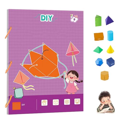 Pull String 3D Geometry Learning Book,Pull String 3D-Geometrie-lernbuch,Geometrie für anfänger mit feststoffe geometrische Modelle,mit zugschnur,Learning Volume and Surface Formulas-9-model Pull String 3D Geometry Learning Book,Pull String 3D-Geometrie-lernbuch,Geometrie für anfänger mit feststoffe geometrische Modelle,mit zugschnur,Learning Volume and Surface Formulas-9-model von Pjjrdh