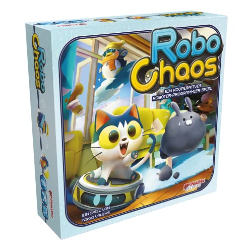 Plaid Hat Games | Robo Chaos | Familienspiel | Programmierspiel | 2-4 Spieler | Ab 8+ Jahren | 15+ Minuten | Deutsch von Plaid Hat Games