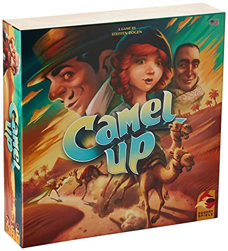 Plan B Games, Camel Up: 2nd Edition, Board Game, Ages 8+, 3-8 Players, 30-45 Minute Playing Time von Plan B Games